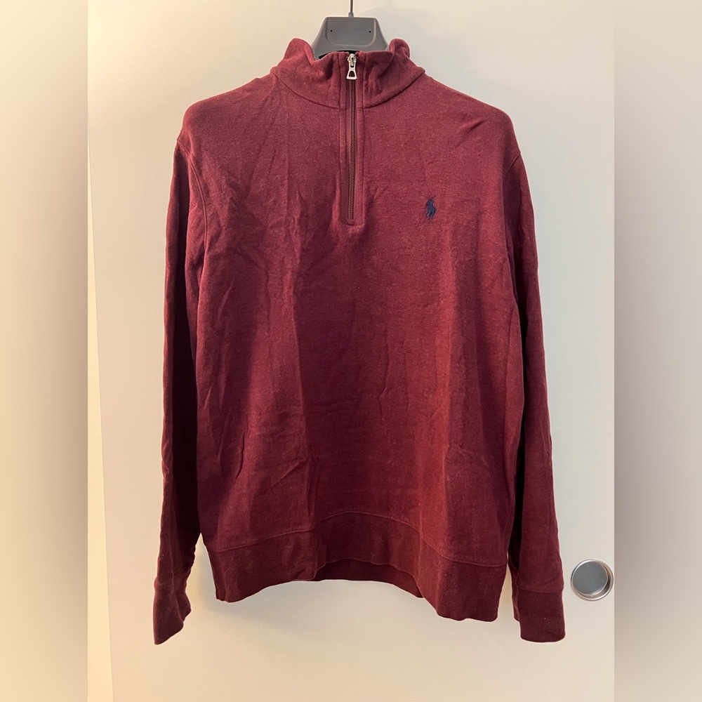 Ralph Lauren 1/4 Zip in Maroon (sz M) NWOTs